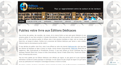 Desktop Screenshot of dedicaces.info